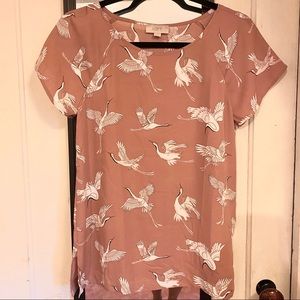 Loft • Short-Sleeved Blouse